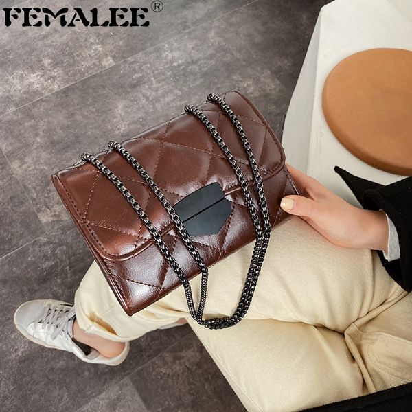 2019 vintage pu leather small shoulder messenger bags for women chains lock crossbody bag female plaid flap casual mini bags
2019 vintage pu leather small shoulder messenger bags for women chains lock crossbody bag female plaid flap casual mini bags