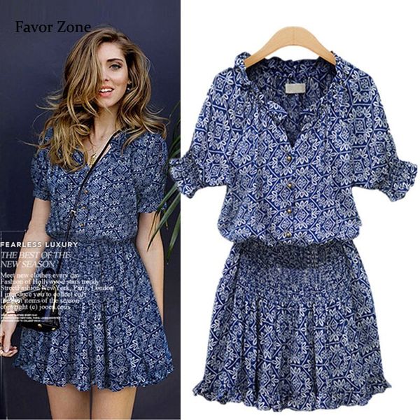 2019 short casual women summer dress boho style floral print chiffon beach dress tunic sundress loose mini party dress vestidos, Black;gray 
2019 short casual women summer dress boho style floral print chiffon beach dress tunic sundress loose mini party dress vestidos, Black;gray