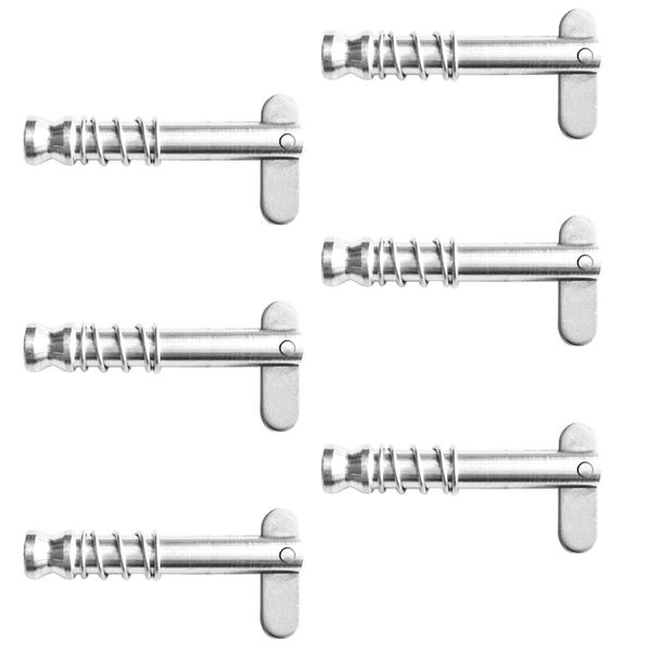 6 шт / комплект 43mm 316 нержавеющая сталь quick release штыри для boat top deck петля silver
6 шт / комплект 43mm 316 нержавеющая сталь quick release штыри для boat top deck петля silver