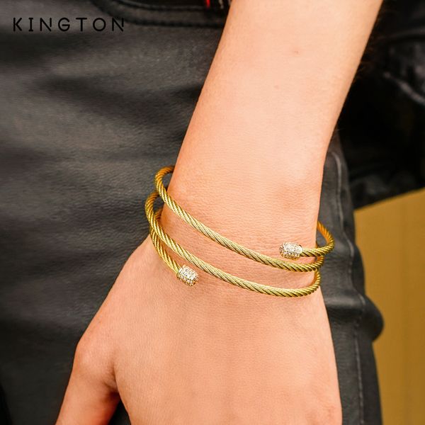 foreign trade summer new european and american style fashion multi-layer steel wire bracelet gold bracelet oem processing custom factory, Golden;silver
foreign trade summer new european and american style fashion multi-layer steel wire bracelet gold bracelet oem processing custom factory, Golden;silver