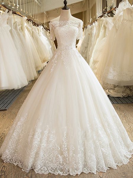 boho off shoulder tulle wedding dresses with lace appliques 2020 short sleeves bridal dress vestido de noiva, White
boho off shoulder tulle wedding dresses with lace appliques 2020 short sleeves bridal dress vestido de noiva, White