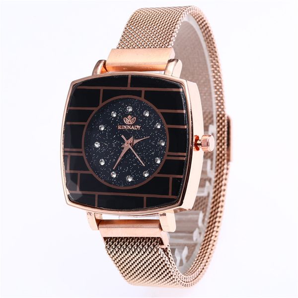 women luxury designer watch mesh magnetic strap watches starry sky dial ladies dress quartz wristwatches clock relogio feminino, Slivery;brown
women luxury designer watch mesh magnetic strap watches starry sky dial ladies dress quartz wristwatches clock relogio feminino, Slivery;brown
