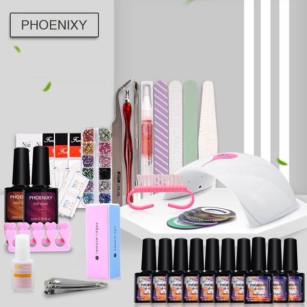 full manicure set with lamp nail polish kit 36w led lamp for nail art set 10ml gel polish tools for manicure
full manicure set with lamp nail polish kit 36w led lamp for nail art set 10ml gel polish tools for manicure