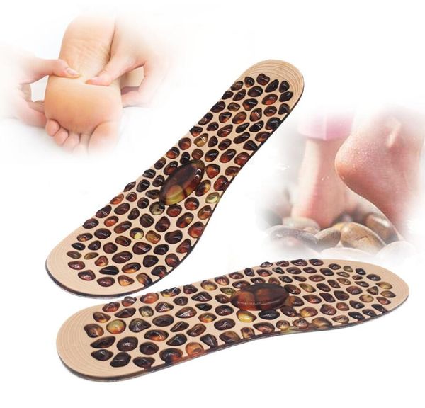 1 pair foot massage insole soft rubber cobblestone therapy acupressure pad for shoes heated feet massager insoles, Black
1 pair foot massage insole soft rubber cobblestone therapy acupressure pad for shoes heated feet massager insoles, Black