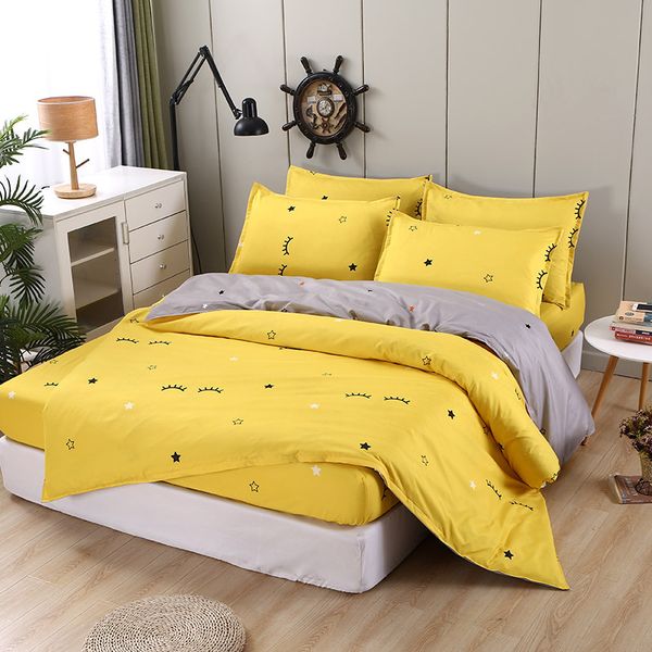 4pcs/set moden printed sanding bedding set duvet cover bed mattress pillowcase set simple comfortable beautiful bedclothes
4pcs/set moden printed sanding bedding set duvet cover bed mattress pillowcase set simple comfortable beautiful bedclothes