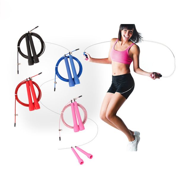 3m jump skipping ropes cable steel adjustable fast speed abs handle jump ropes training boxing sports exercises men
3m jump skipping ropes cable steel adjustable fast speed abs handle jump ropes training boxing sports exercises men