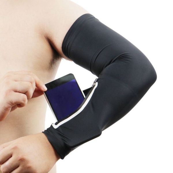 1pc training bag arm sleeve bag uv protection anti-slip protective hand elbow cover with pouch outdoor sportswear breathable 77, Black;gray
1pc training bag arm sleeve bag uv protection anti-slip protective hand elbow cover with pouch outdoor sportswear breathable 77, Black;gray