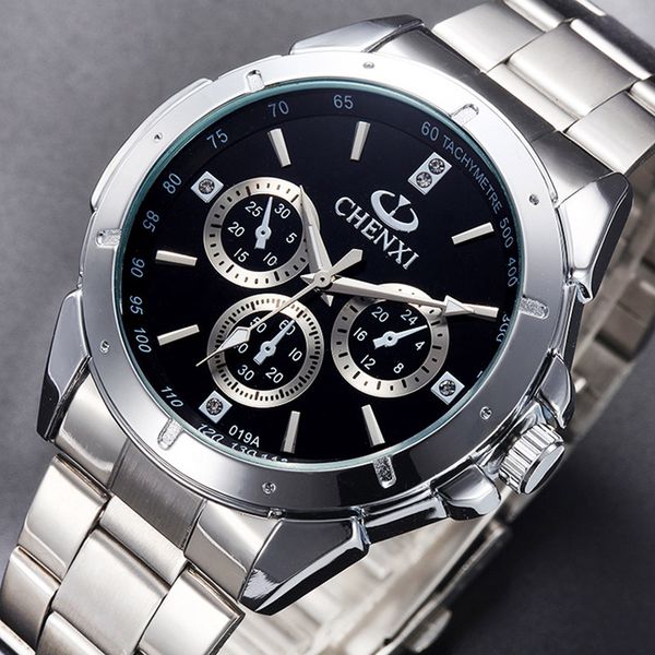 chenxi silver men casual watch fashion quality stainless steel business dress watch for men women lover's clock, Slivery;brown
chenxi silver men casual watch fashion quality stainless steel business dress watch for men women lover's clock, Slivery;brown