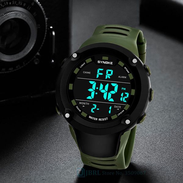 synoke brand digital watch men sport watches electronic led fashion wrist watch for men clock male wristwatch waterproof hour, Slivery;brown
synoke brand digital watch men sport watches electronic led fashion wrist watch for men clock male wristwatch waterproof hour, Slivery;brown
