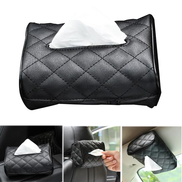 car tissue box leather sun visor chair back hanging type car tissue bag organizer creative napkin paper tray cover holder
car tissue box leather sun visor chair back hanging type car tissue bag organizer creative napkin paper tray cover holder