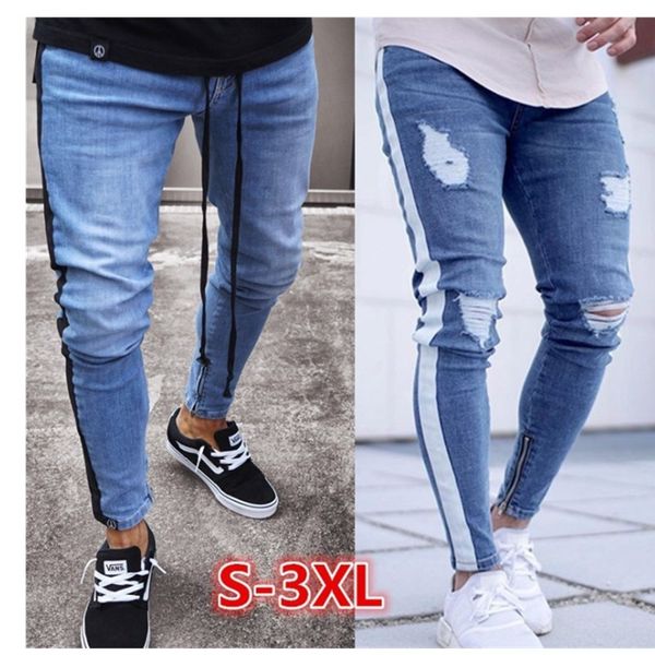 new 2019 men's casual, nostalgic, sexy, slim and elastic jeans men's fall straight jeans pencil new, Blue
new 2019 men's casual, nostalgic, sexy, slim and elastic jeans men's fall straight jeans pencil new, Blue