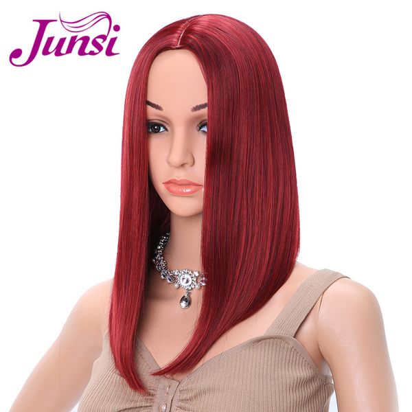 junsi short red wig straight black bob wigs for women synthetic remy hair wigs 12 inches
junsi short red wig straight black bob wigs for women synthetic remy hair wigs 12 inches