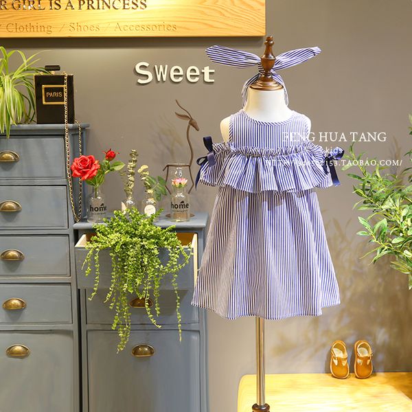 summer kid clothes stripe dress girl+headband 2pcs stylishgirl dress strapless shoulder kids dresses for girls vestidos infantil, Red;yellow
summer kid clothes stripe dress girl+headband 2pcs stylishgirl dress strapless shoulder kids dresses for girls vestidos infantil, Red;yellow