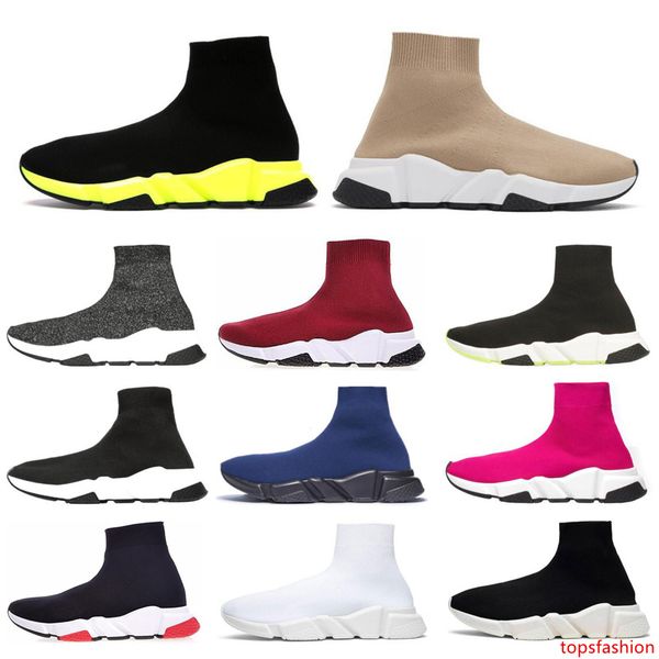 fashion speed trainer men women sock casual shoes triple white black beige red pink blue flat luxury men designer sports sneakers size 36-45 
fashion speed trainer men women sock casual shoes triple white black beige red pink blue flat luxury men designer sports sneakers size 36-45