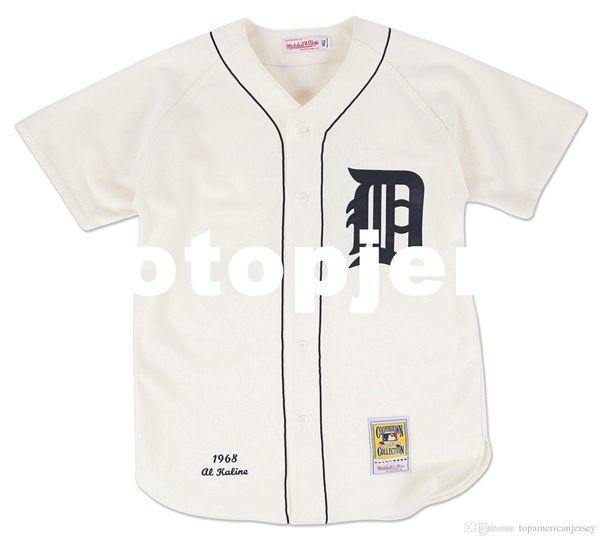 al kaline detroit #6 mitchell & ness retro 1968 jersey - small/36, Black;blue
al kaline detroit #6 mitchell & ness retro 1968 jersey - small/36, Black;blue
