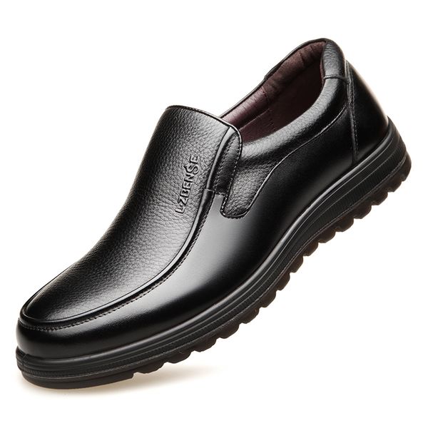 leather shoes menslip-on casual comfortable genuine leather male shoes men fashion footwear quality man, Black
leather shoes menslip-on casual comfortable genuine leather male shoes men fashion footwear quality man, Black