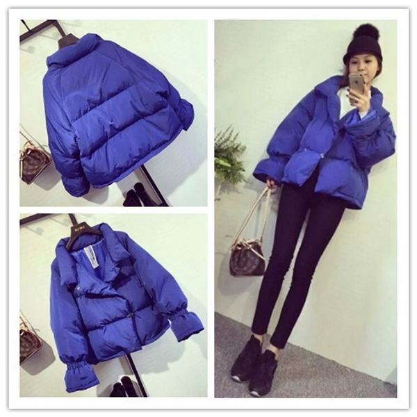 off season winter cotton-padded clothes women's short korean-style versatile students down coat puffy loose-fit down jacket cott, Blue;black
off season winter cotton-padded clothes women's short korean-style versatile students down coat puffy loose-fit down jacket cott, Blue;black