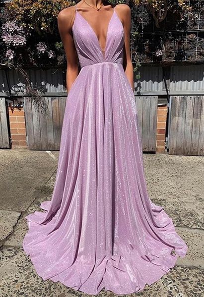 gorgeous spaghetti-straps a line long prom dress sequins v-neck open back evening party dresses, Black
gorgeous spaghetti-straps a line long prom dress sequins v-neck open back evening party dresses, Black
