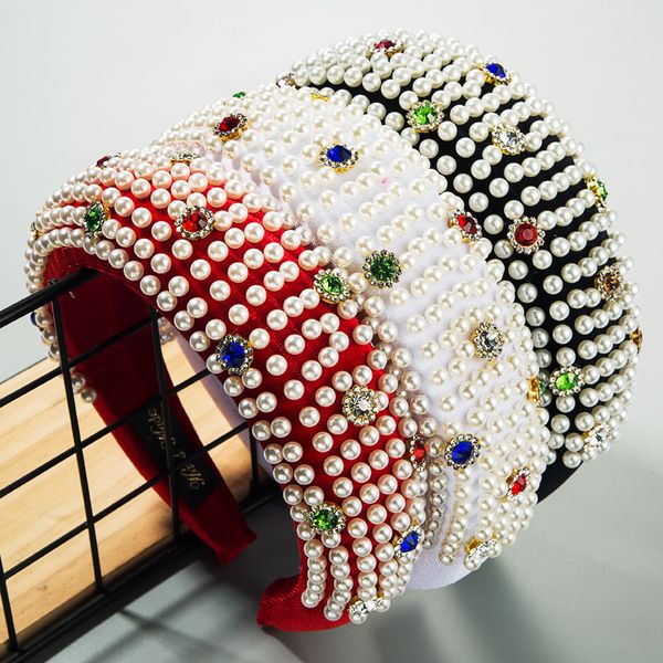 za hair band female color diamond handmade pearl high-end fabric sponge headband wide edge hair accessories female, Silver
za hair band female color diamond handmade pearl high-end fabric sponge headband wide edge hair accessories female, Silver