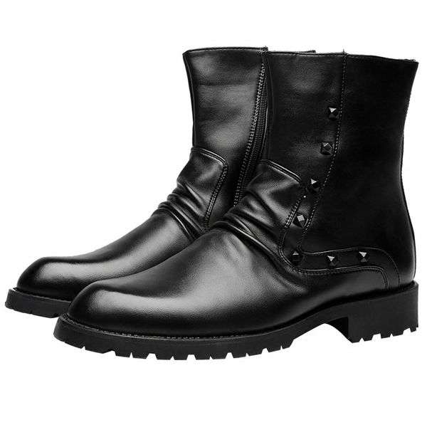 rivet boots for men and martin boots for spring and autumn in 2019, Black
rivet boots for men and martin boots for spring and autumn in 2019, Black