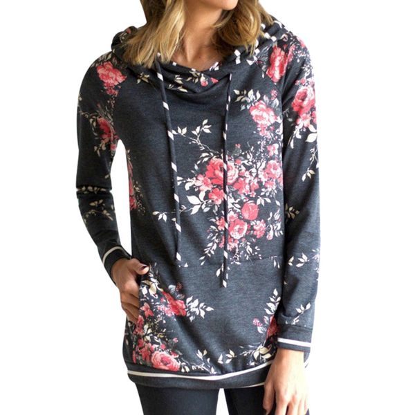 sweatshirt hoodies women floral plus size loose sports pullover fashion ladies casual drawstring jogging running sweatshirt, Black
sweatshirt hoodies women floral plus size loose sports pullover fashion ladies casual drawstring jogging running sweatshirt, Black