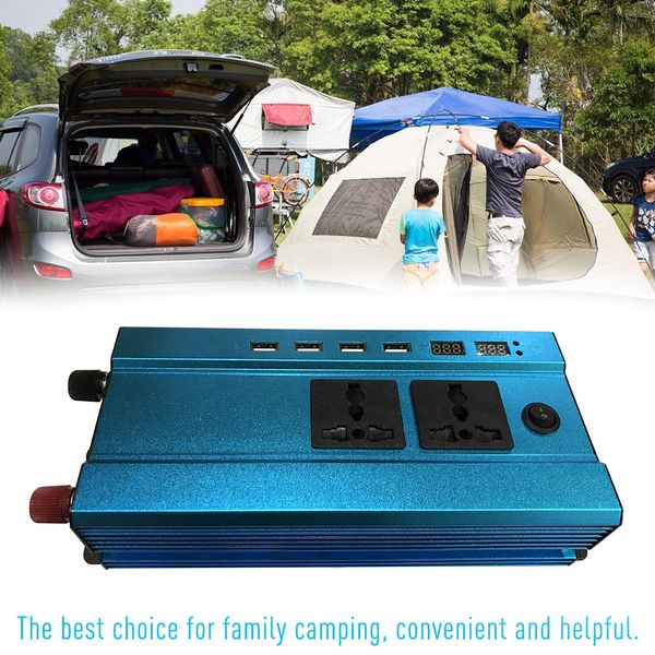 2000w car power inverter solar power inverter dc 12v 24v to ac 110v 220v modified sine wave converter with four usb interface
2000w car power inverter solar power inverter dc 12v 24v to ac 110v 220v modified sine wave converter with four usb interface