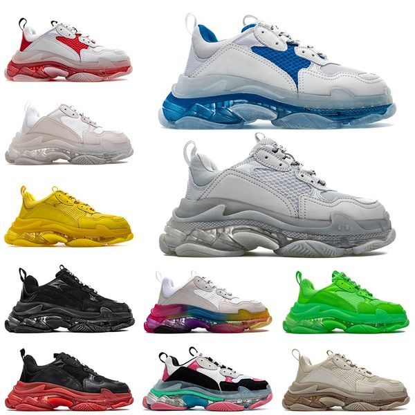 2020 роскошная 17fw тройной прибавляет клир bubble midsole мужчины женщины спорт кроссовки неоновый зеленый радужный повседневный папа обувь
2020 роскошная 17fw тройной прибавляет клир bubble midsole мужчины женщины спорт кроссовки неоновый зеленый радужный повседневный папа обувь