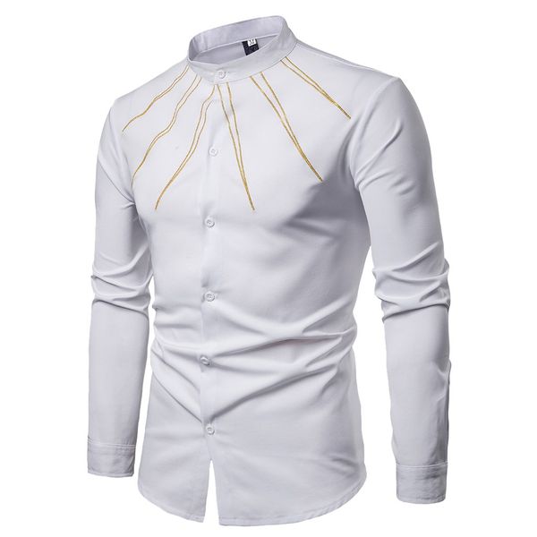 muqgew 2019 fashion men shirt slim fit formal men's spring casual slim fit shirts embroidery long sleeve shirt blouse#g4, White;black
muqgew 2019 fashion men shirt slim fit formal men's spring casual slim fit shirts embroidery long sleeve shirt blouse#g4, White;black