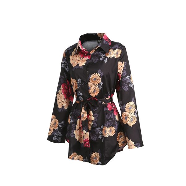Newly Summer Fashion Causal Women Dress Long Sleeve Turn -Down Collar Floral Print Sashes High Waist Mini Dress
Newly Summer Fashion Causal Women Dress Long Sleeve Turn -Down Collar Floral Print Sashes High Waist Mini Dress