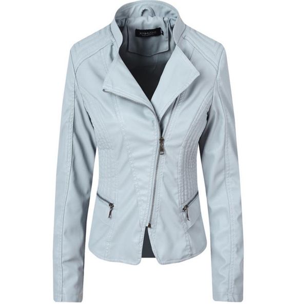 fashion locomotive pu leather jacket coats women's jacket fashion slim short locomotive leather jackets women's lapel inclined z, Black
fashion locomotive pu leather jacket coats women's jacket fashion slim short locomotive leather jackets women's lapel inclined z, Black