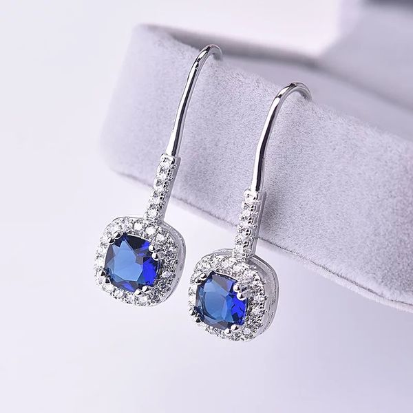 2019 fashion jewelry luxury square zircon earrings wedding party wild earring for girls gift for woman, Silver
2019 fashion jewelry luxury square zircon earrings wedding party wild earring for girls gift for woman, Silver