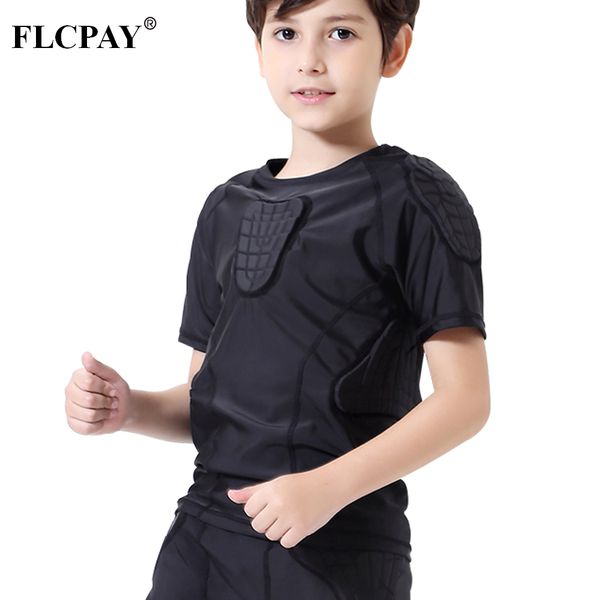 children impact compression padded shirts soccer basketball skateboarding chest protective gear padded shirt youth boys, Black;blue
children impact compression padded shirts soccer basketball skateboarding chest protective gear padded shirt youth boys, Black;blue
