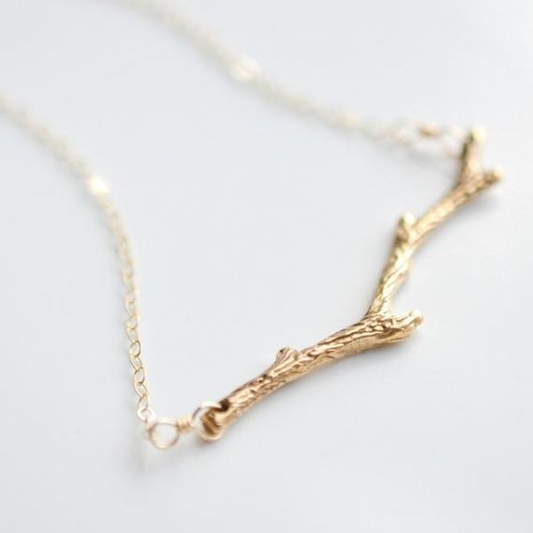 1 tree branch pendant chain necklace nature woodland twig simple olive bar necklace botanical limb jewelry women gift, Silver
1 tree branch pendant chain necklace nature woodland twig simple olive bar necklace botanical limb jewelry women gift, Silver