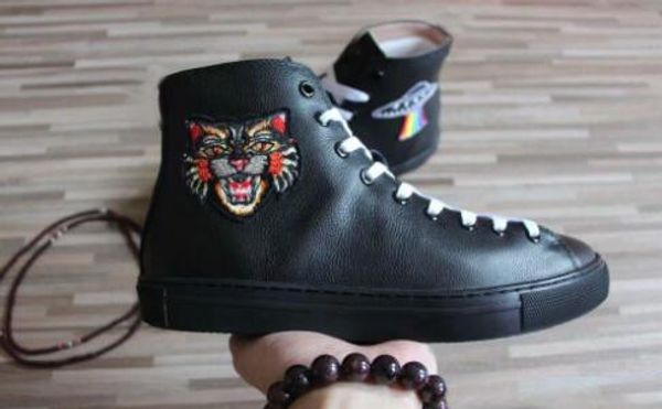 new4 latest2 designer high-mens casual shoes genuine leather metal tiger snake angry cat sneaker for men, Black
new4 latest2 designer high-mens casual shoes genuine leather metal tiger snake angry cat sneaker for men, Black