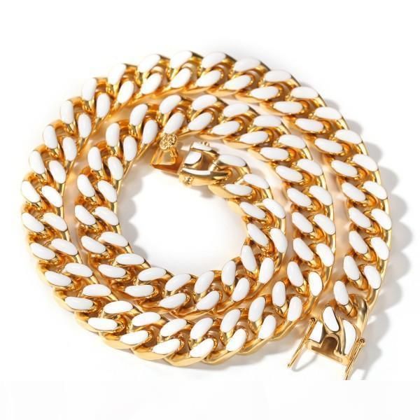 hip hop drip oil chain for men gold sliver color necklace iced out chain link necklaces fashion accessories 18 20inch 8 colors u5fz, Black
hip hop drip oil chain for men gold sliver color necklace iced out chain link necklaces fashion accessories 18 20inch 8 colors u5fz, Black