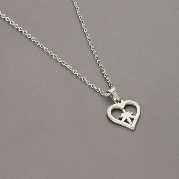 1pc new in heart stainless steel necklace pendant women girls lovers chokers statement necklaces jewelry, Silver
1pc new in heart stainless steel necklace pendant women girls lovers chokers statement necklaces jewelry, Silver
