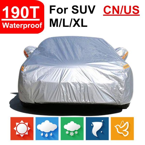 m l xl suv cover coat protector uv protective dust rain snow water proof full car covers indoor outdoor d45
m l xl suv cover coat protector uv protective dust rain snow water proof full car covers indoor outdoor d45