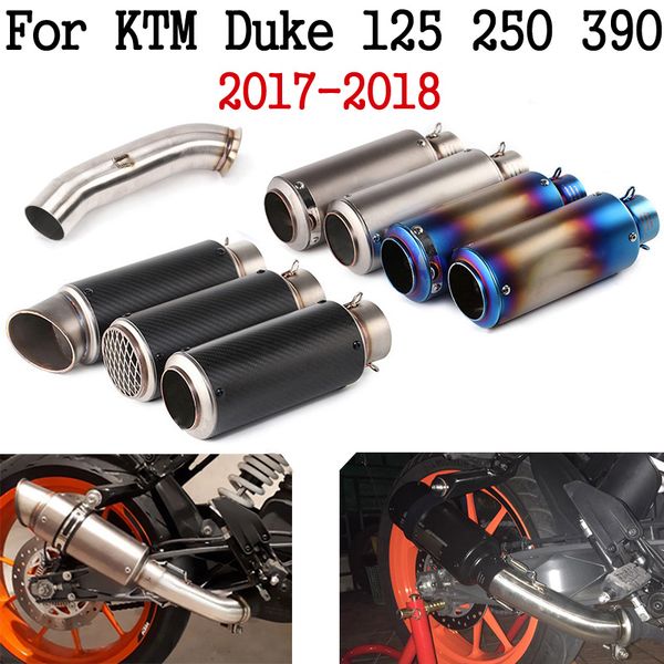 for duke 125 250 390 rc390 2020 2020 motorcycle exhaust system muffler with db-killer escape modified middle link pipe
for duke 125 250 390 rc390 2020 2020 motorcycle exhaust system muffler with db-killer escape modified middle link pipe