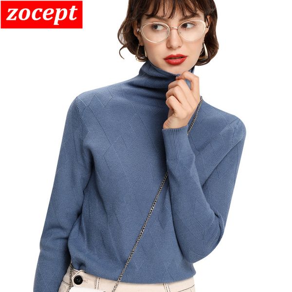 zocept women's sweater autumn winter warm knitted fashion turtleneck full sleeve pullovers female knitwear jumper zo-009, White;black
zocept women's sweater autumn winter warm knitted fashion turtleneck full sleeve pullovers female knitwear jumper zo-009, White;black