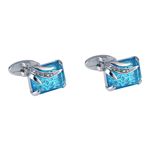 men's cufflinks silver-plating blue zircon men's shirt cuff links men jewelry gemelos 297, Silver;golden
men's cufflinks silver-plating blue zircon men's shirt cuff links men jewelry gemelos 297, Silver;golden