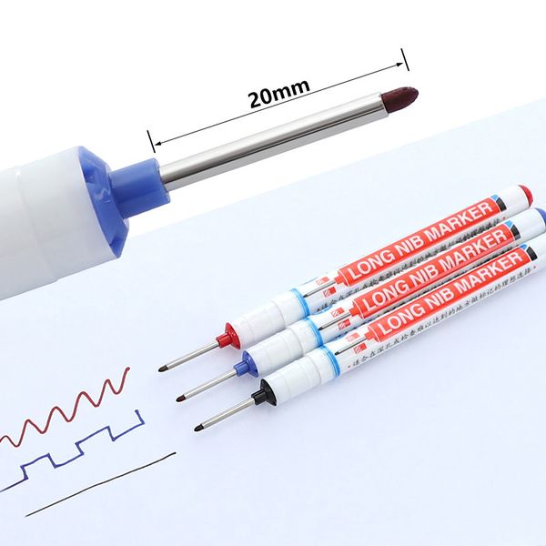 glass marker 20mm long nib marker fine point pens 140mm permanent red blue black hareware processing tools for auto 1pc
glass marker 20mm long nib marker fine point pens 140mm permanent red blue black hareware processing tools for auto 1pc