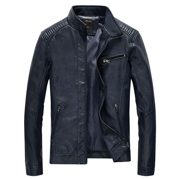 men's wear spring and autumn new style pu leather men's jacket washing thin locomotive leather coat selling, Black
men's wear spring and autumn new style pu leather men's jacket washing thin locomotive leather coat selling, Black