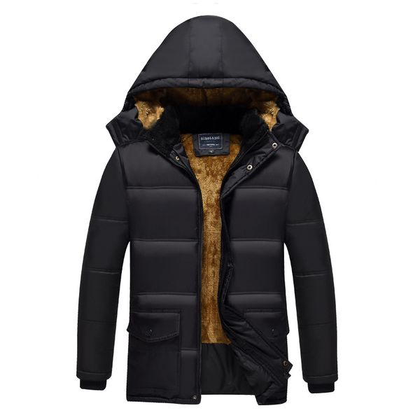middle-aged men's winter coat 2019 winter cotton coat plus cashmere thicken keep warm cotton jacket men's clothes, Black
middle-aged men's winter coat 2019 winter cotton coat plus cashmere thicken keep warm cotton jacket men's clothes, Black