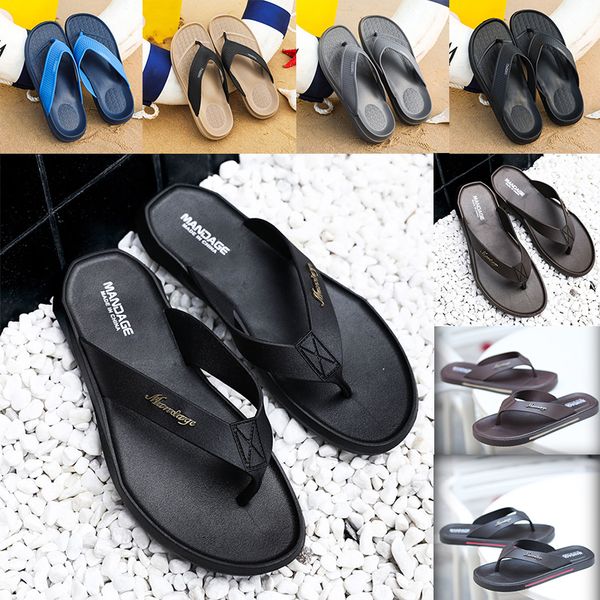 8 styles brand design sliders mens summer sandals beach slippers non-slip flip flops loafers black khaki blue grey slides chaussures shoes
8 styles brand design sliders mens summer sandals beach slippers non-slip flip flops loafers black khaki blue grey slides chaussures shoes