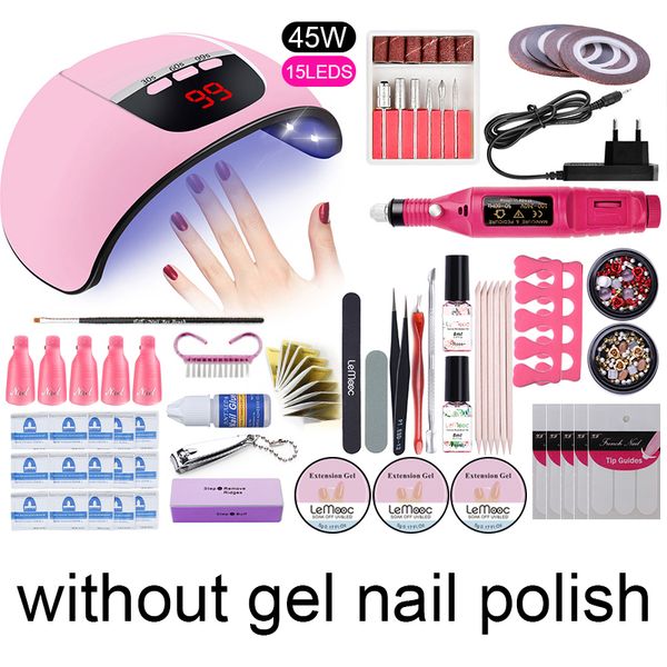nail set uv led lamp dryer nail file colorful stickers tools set electric drill for art diy design tools
nail set uv led lamp dryer nail file colorful stickers tools set electric drill for art diy design tools