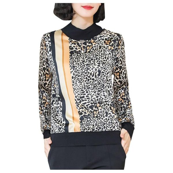 women and blouses leopard print vintage chiffon blouse shirt casual v-neck office blouse ladies blusas plus size #lr4, White
women and blouses leopard print vintage chiffon blouse shirt casual v-neck office blouse ladies blusas plus size #lr4, White