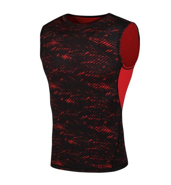 mens running quick dry compression tights gym tank fitness sleeveless t-shirts sport running vest, White;black
mens running quick dry compression tights gym tank fitness sleeveless t-shirts sport running vest, White;black
