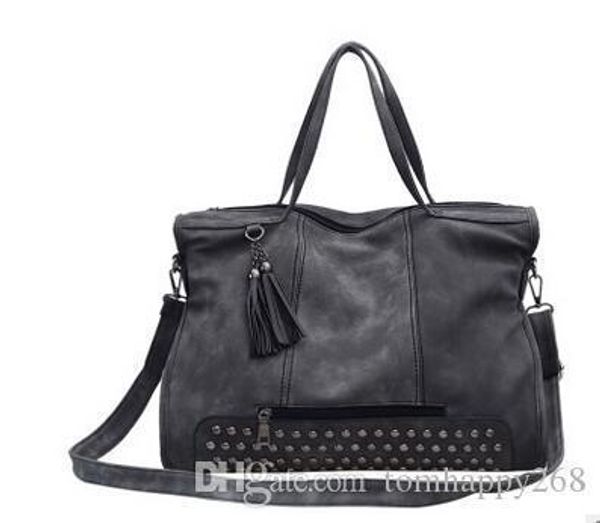 new rivet leather women bag fashion tassel messenger bag vintage shoulder bag larger handle bags mummy package
new rivet leather women bag fashion tassel messenger bag vintage shoulder bag larger handle bags mummy package