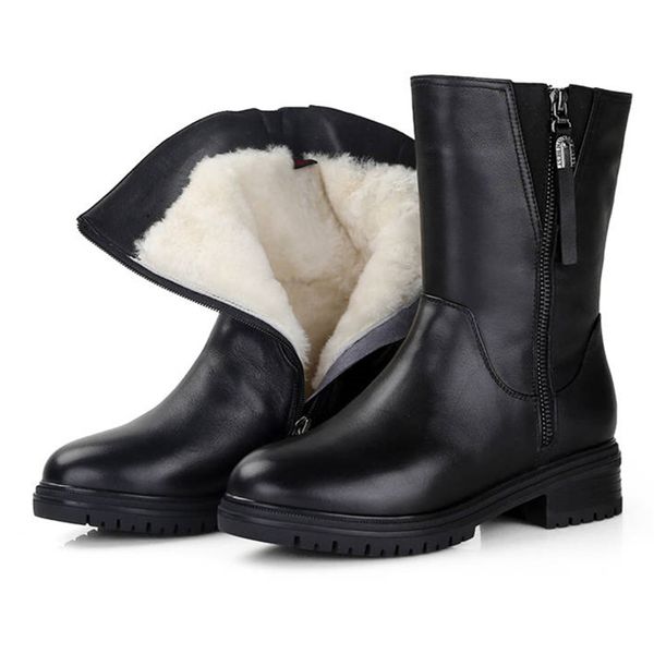MORAZORA 2020 Natural Full Genuine Leather Boots women real sheep's wool keep warm snow boots ladies winter ankle boots female
MORAZORA 2020 Natural Full Genuine Leather Boots women real sheep's wool keep warm snow boots ladies winter ankle boots female