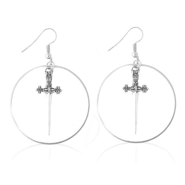 stud fashion punk earrings circle swords women witch tarot gothic for girl boy jewelry gift, Golden;silver
stud fashion punk earrings circle swords women witch tarot gothic for girl boy jewelry gift, Golden;silver
